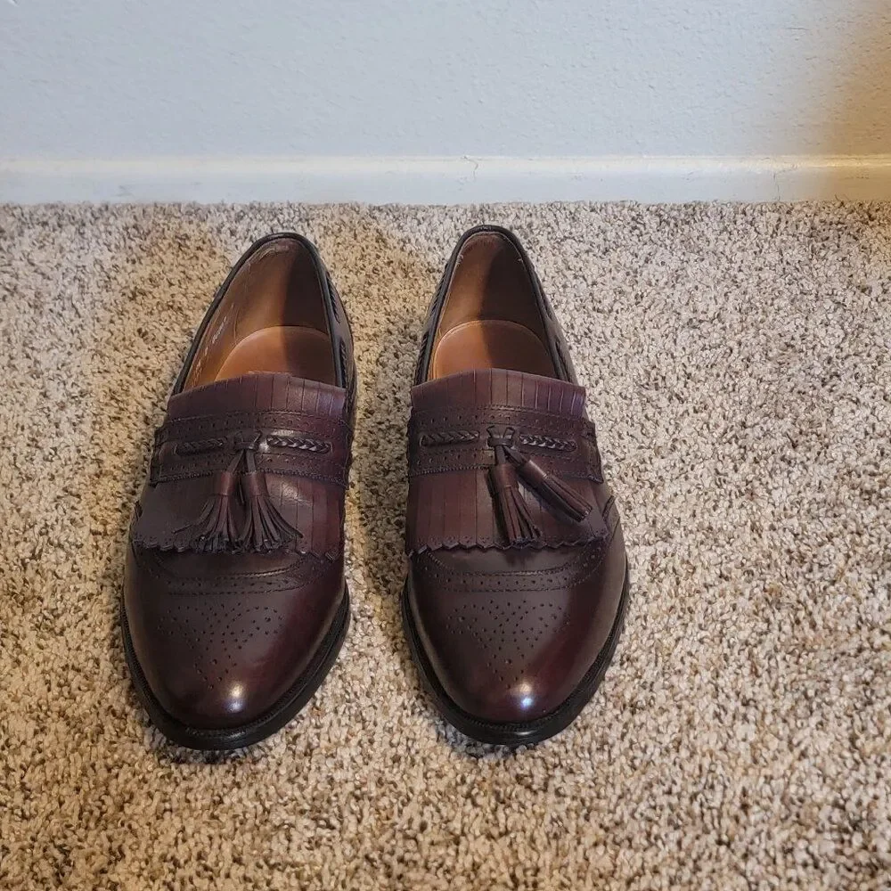 Men's Allen Edmonds Bradenton 10.5 D Tassel Kiltie Loafers